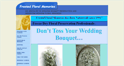 Desktop Screenshot of frostedfloralmemories.com